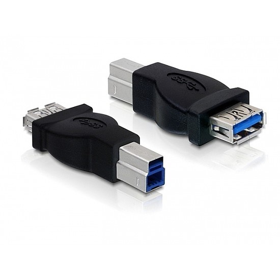 Delock Adapter USB 3.0-B male > USB 3.0-A female (65179)