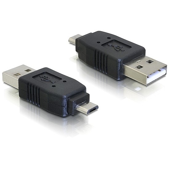 Delock Adapter USB micro-B Stecker zu USB2.0 A-Stecker (65036)