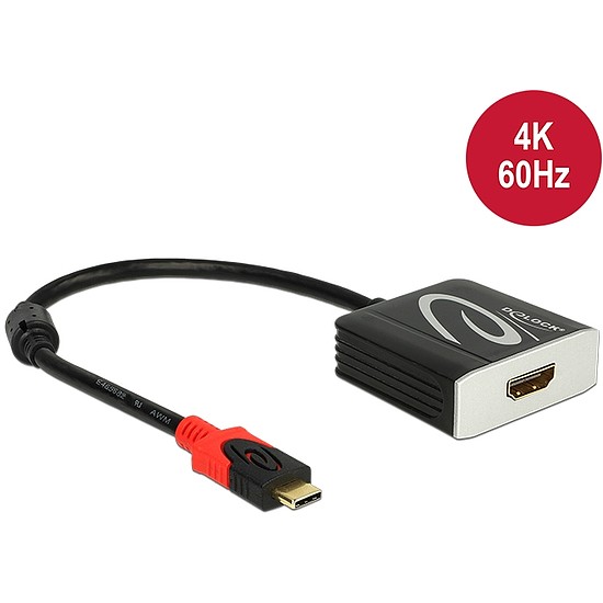 Delock Adapter USB Type-C male > HDMI female (DP Alt Mode) 4K 60 Hz (62730)