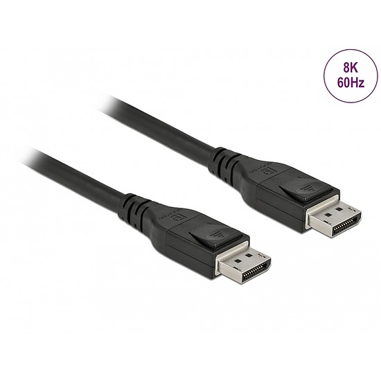 Delock Aktív DisplayPort kábel 8K 60 Hz 10 m (85502)