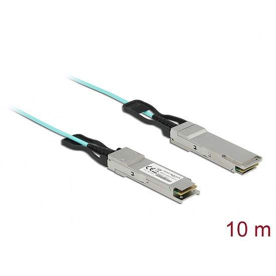 Delock Aktív optikai kábel QSFP+ 10 m (84054)