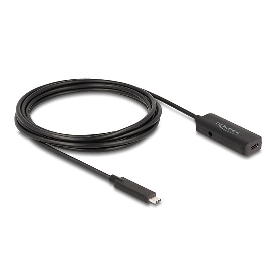 Delock Aktív USB 10 Gbps bővítő kábel USB Type-C 3 m hosszú