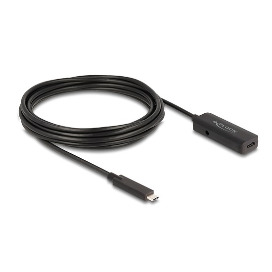 Delock Aktív USB 10 Gbps bővítő kábel USB Type-C 5 m hosszú