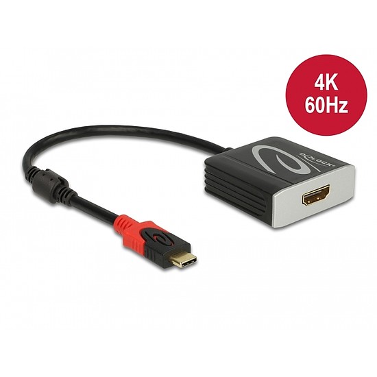 Delock Aktív USB Type-C - HDMI átalakító 4K 60 Hz (HDR) (65400)