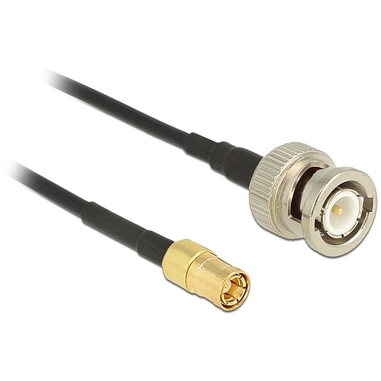 Delock Antenna Cable BNC Plug > SMB Plug RG-174 1 m (12492)