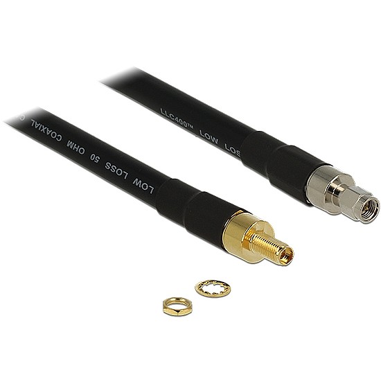 Delock Antenna Cable SMA Plug > SMA Jack CFD400 LLC400 0.4 m low loss (13004)