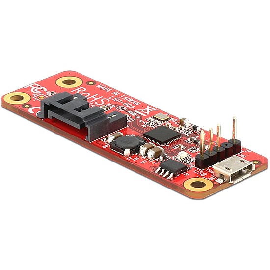Delock Converter Raspberry Pi USB Micro-B female / USB Pin Header > SATA 7 Pin (62626)