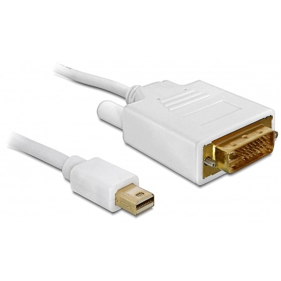 Delock Displayport mini apa > DVI 24pin apa kábel, 2 m (82918)