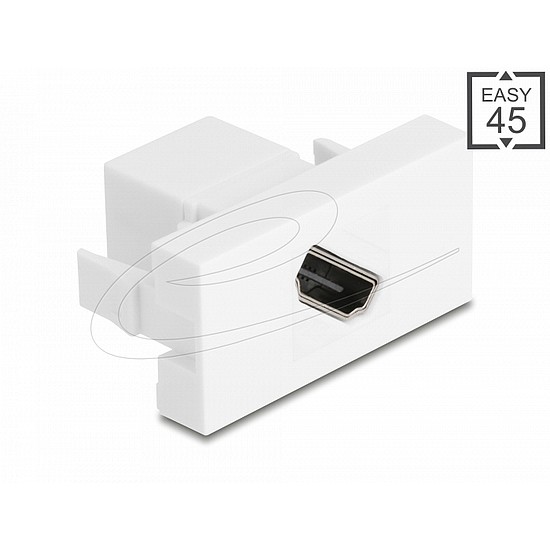 Delock Easy 45 modul HDMI anya-alj átlós 8K 60 Hz fehér