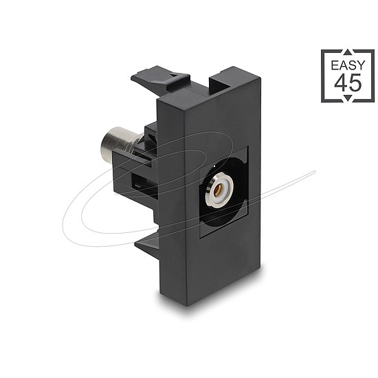 Delock Easy 45 modul RCA anya - RCA anya fehér / fekete