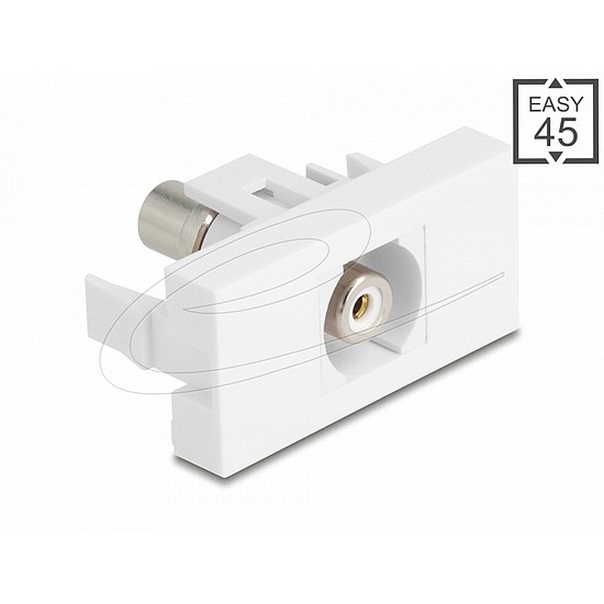 Delock Easy 45 modul RCA anya RCA anya fehér/fehér