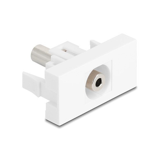 Delock Easy 45 Modul sztereo jack anya 3,5 mm 3 tűs - Sztereo jack anya 3,5 mm 3 tűs fehér