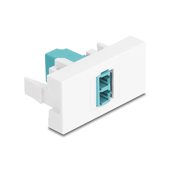 Delock Easy 45 Module LC Duplex anya LC Duplex anya fehér / víz