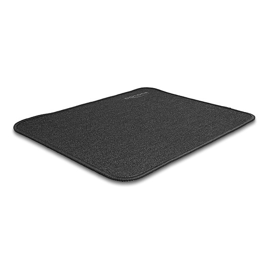 Delock Egér pad csillogó fekete 300 x 245 mm