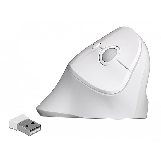 Delock Ergonómikus, vezetéknélküli függoleges USB egér (12596)