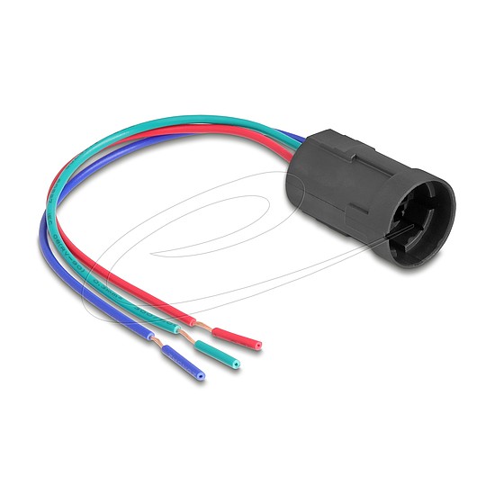 Delock Foglalat 19 mm-es 3 tűs Nyomó Gomb vagy Kapcsoló