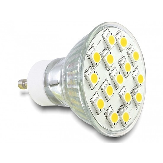 Delock GU10 LED világítás 15x SMD 3.5W, meleg fehér (46188)