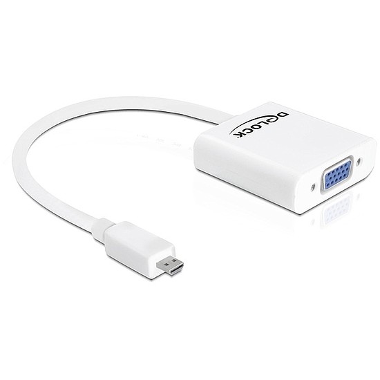 Delock HDMI-micro D adapter, apa > VGA anya (65347)