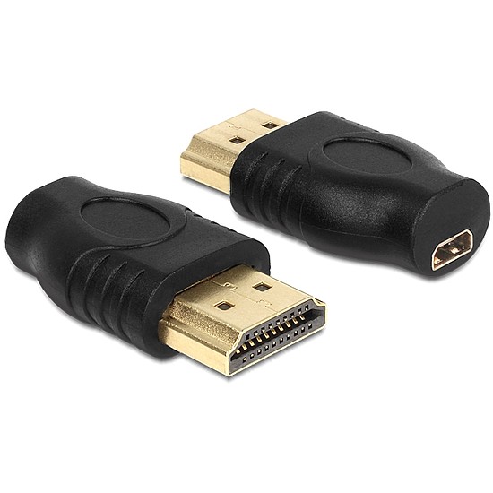 Delock HDMI micro D anya > HDMI A apa adapter (65507)