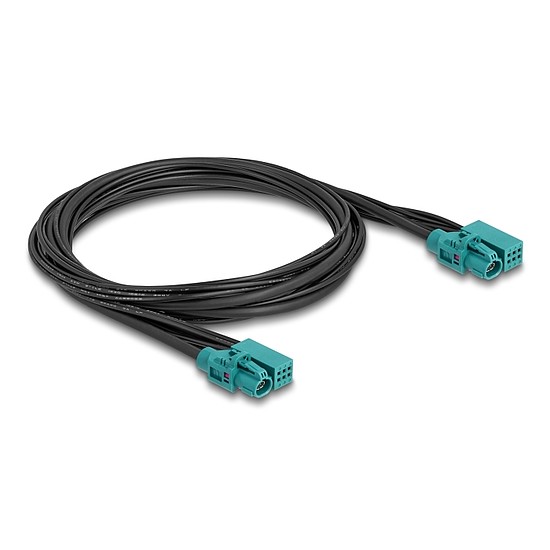 Delock HDMTD Z kábel szimpla + Táptűs (Powerpin) anya - HDMTD Z szimpla + Táptűs anya 1 m