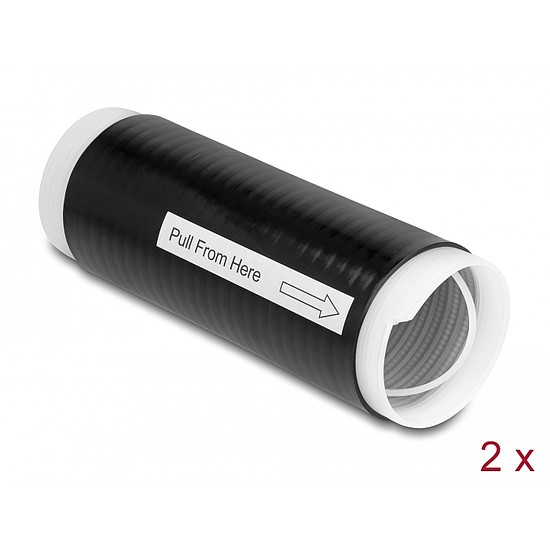 Delock hidegen zsugorodó cső 45 mm x 130 mm 2 db fekete (20890)