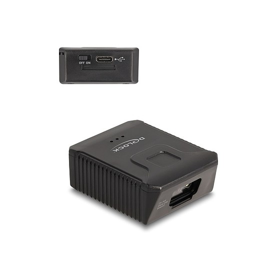 Delock Hordható vonalkód leolvasó 1D és 2D 2,4 GHz-cel vagy Bluetooth-szal - 90606 és 90609 számú kesztyűkhöz