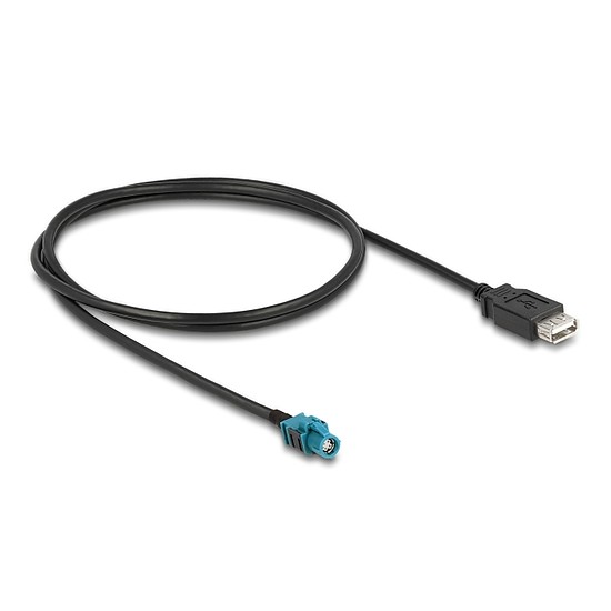 Delock Kábel HSD Z anya - A-típusú USB 2.0 anya 1 m