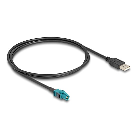Delock Kábel HSD Z anya - A-típusú USB 2.0 apa 1 m