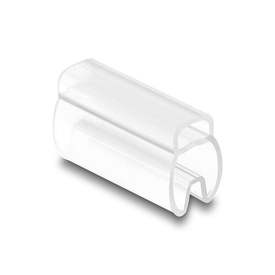 Delock Kábel jelölő 4 mm - 7 mm átmérőjű kábelhez 50 db. Áttetsző