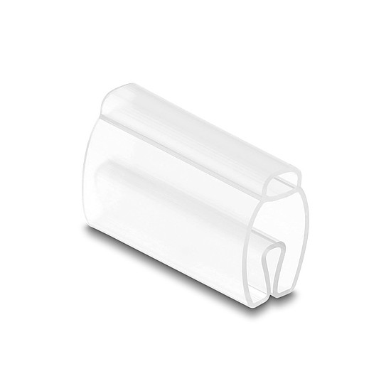 Delock Kábel jelölő 6 mm - 10 mm átmérőjű kábelhez 50 db. Áttetsző