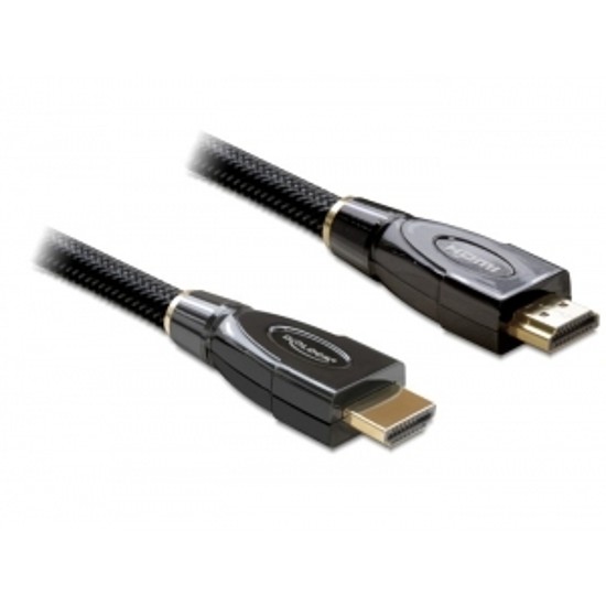Delock kábel magas sebességű HDMI Ethernettel A-A egyenes/egyenes, 5 m (82739)