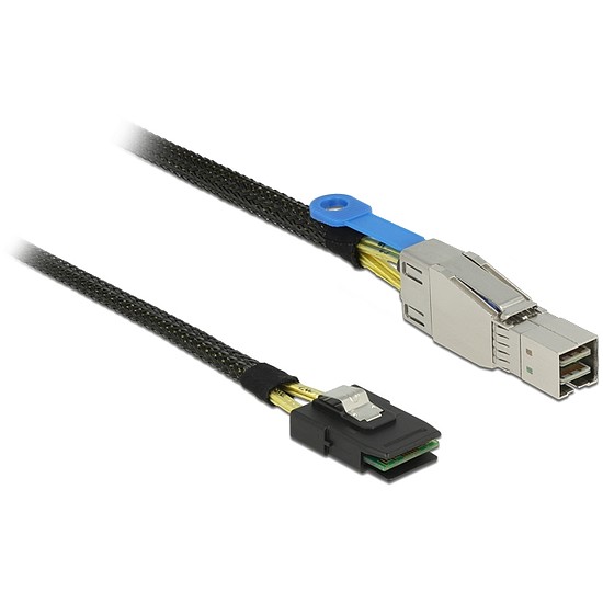 Delock Kábel Mini SAS HD SFF-8644 > Mini SAS SFF-8087, 1 m (83616)