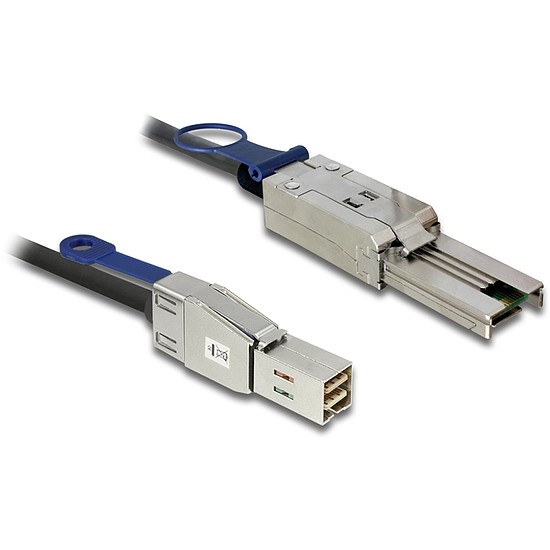 Delock kábel Mini SAS HD SFF-8644 > Mini SAS SFF-8088 csatlakozókkal, 2m (83572)