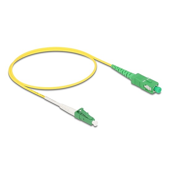 Delock Kábel, optikai szálas LC-APC > SC-APC Simplex egyszeres OS2, 0,5 m