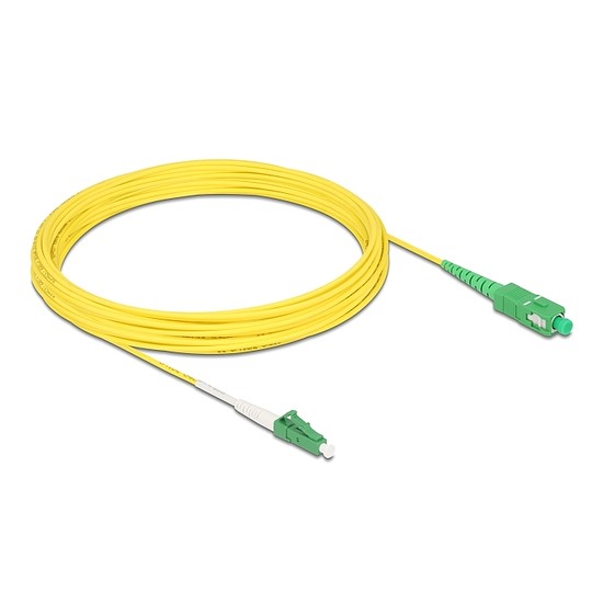 Delock Kábel, optikai szálas LC-APC > SC-APC Simplex egyszeres OS2, 10 m