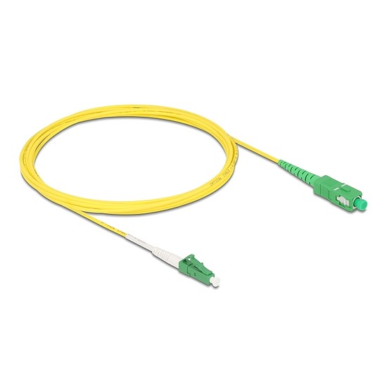 Delock Kábel, optikai szálas LC-APC > SC-APC Simplex egyszeres OS2, 3 m