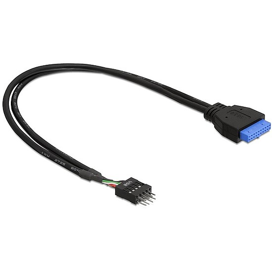 Delock kábel USB 3.0 tűs header female > USB 2.0 tűs header male (83095)