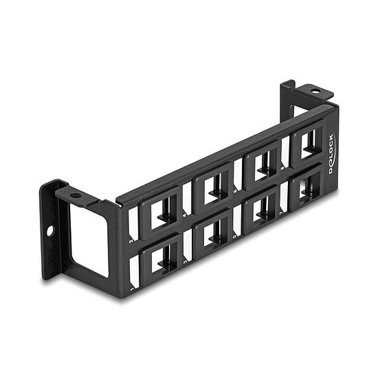 Delock Keystone patch panel 8 felületi porttal, függőleges