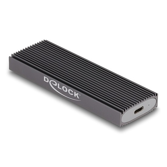 Delock Külső USB Type-C kombinált ház M.2 NVMe PCIe vagy SATA SSD eszközhöz - szerszám mentes