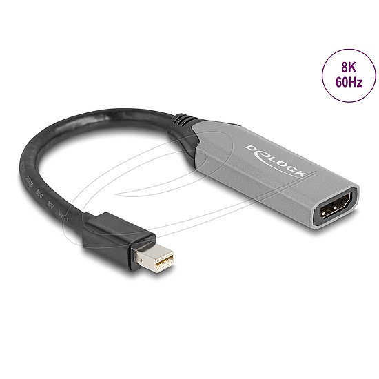 Delock Mini DisplayPort HDMI adapterhez 8K HDR-rel