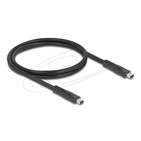 Delock Mini DisplayPort kábel 16K 60 Hz 80 Gbps 1 m