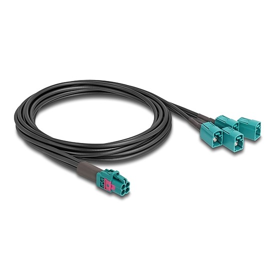 Delock Mini FAKRA Z quad kábel anya - 4 db. FAKRA Z A-típusú anya