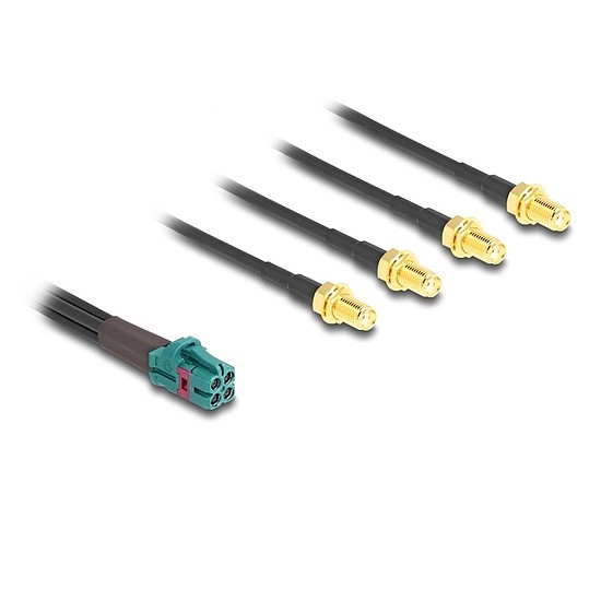 Delock Mini FAKRA Z quad kábel anya - 4 db. SMA A-típusú anya