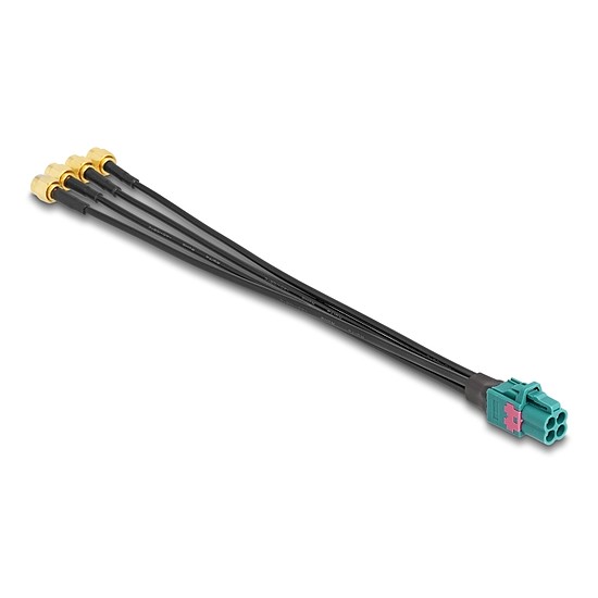 Delock Mini FAKRA Z quad kábel anya - 4 db. SMA apa 20 cm