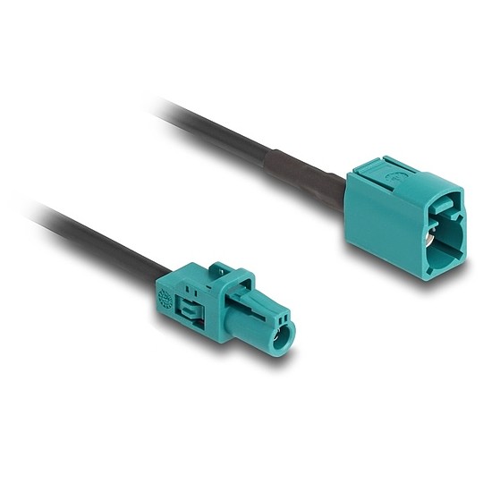Delock Mini FAKRA Z quad kábel anya - FAKRB Z B-típusú quad anya