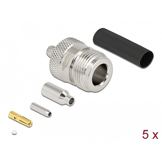 Delock N anya RG-174 / RG-316 krimpelésére illeszkedő süllyesztő csővel