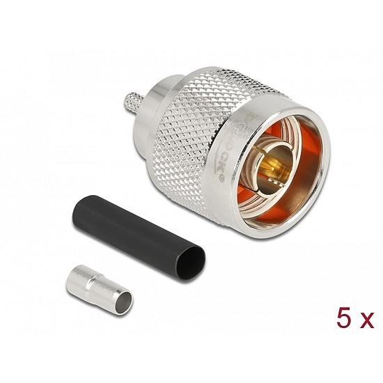 Delock N apa RG-174 / RG-316 krimpelésére illeszkedő süllyesztő csővel