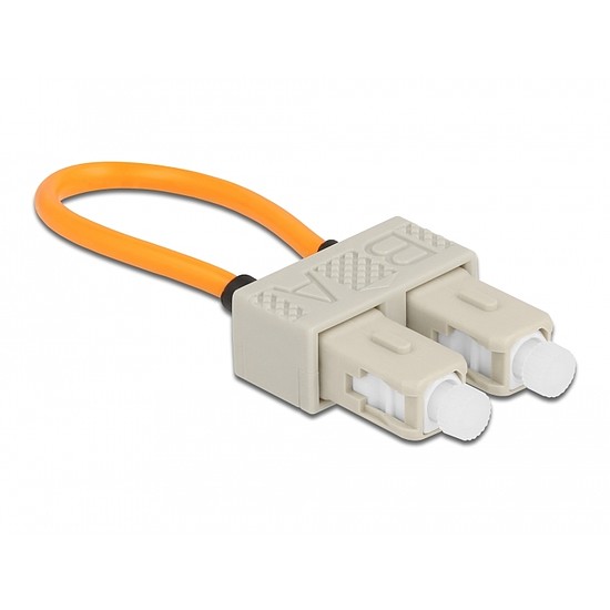 Delock Optikai szálas hurok adapter SC / OM1 Többszörös bézs (86921)