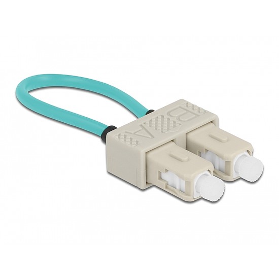Delock Optikai szálas hurok adapter SC / OM3 Többszörös bézs (86923)