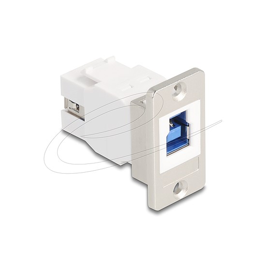 Delock Panelre szerelhető USB 5 Gbps B-típusú anya - USB A-típusú anya kúpos